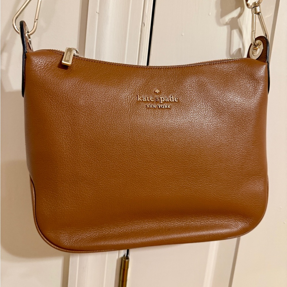 Kate Spade New York Rosie Large pebbled leather brown crossbody bag - Picture 4 of 13